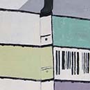 Afbraak Boisotstraat IV, 2009, acryl op doek,  24x30 cm