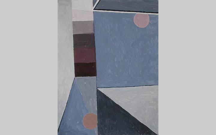  2012, 	Dwaallicht 1, 2012, acryl op papier, 30x40 cm