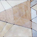 2016, 	Extra terrestris 6, acryl op papier, 28x16 cm